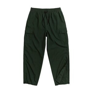 FIELD & STREAM Cargo Pants Men L Green Lined Nylon Outdoor Hiking Drawstring‎